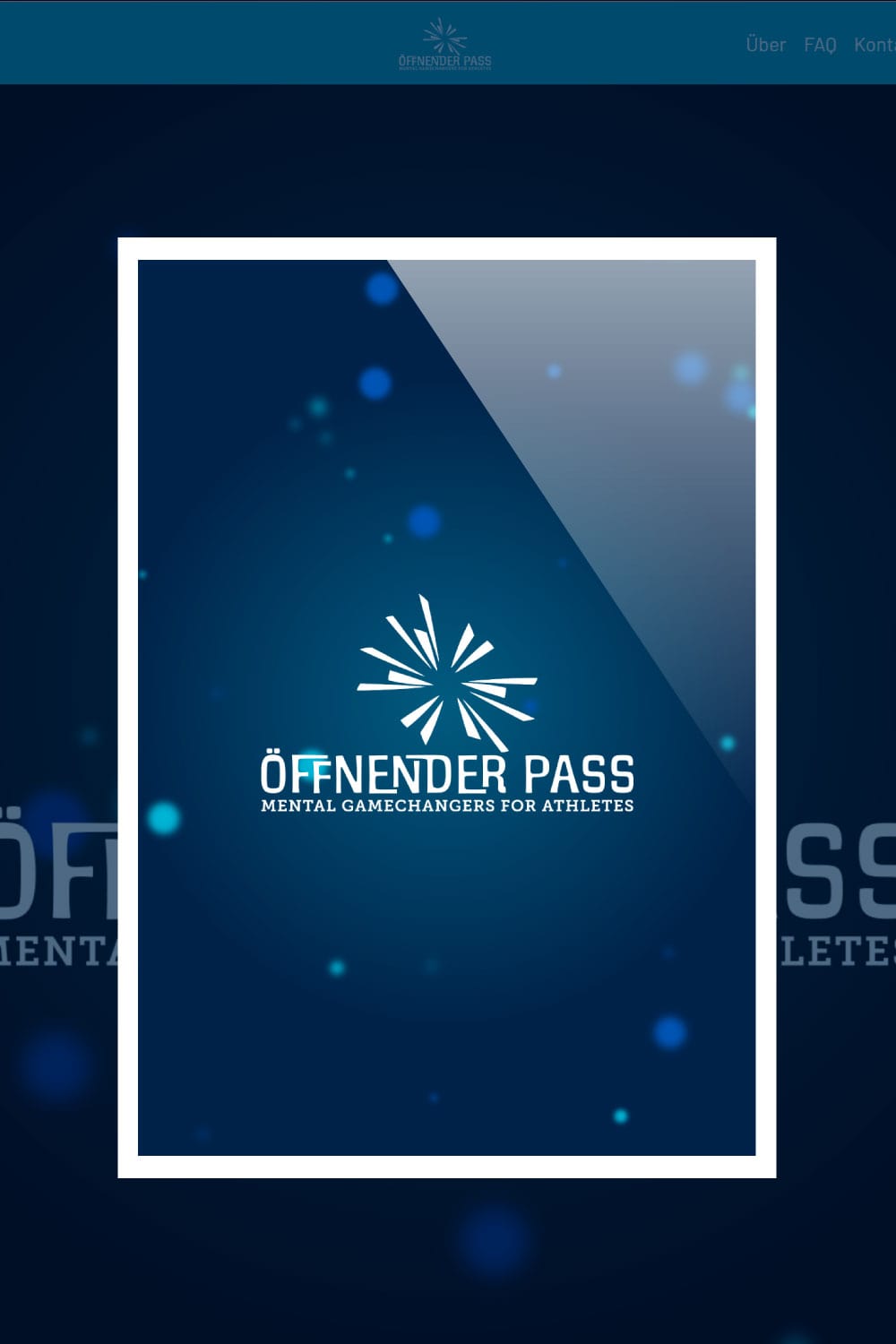 Öffnender-Pass-Webseite
