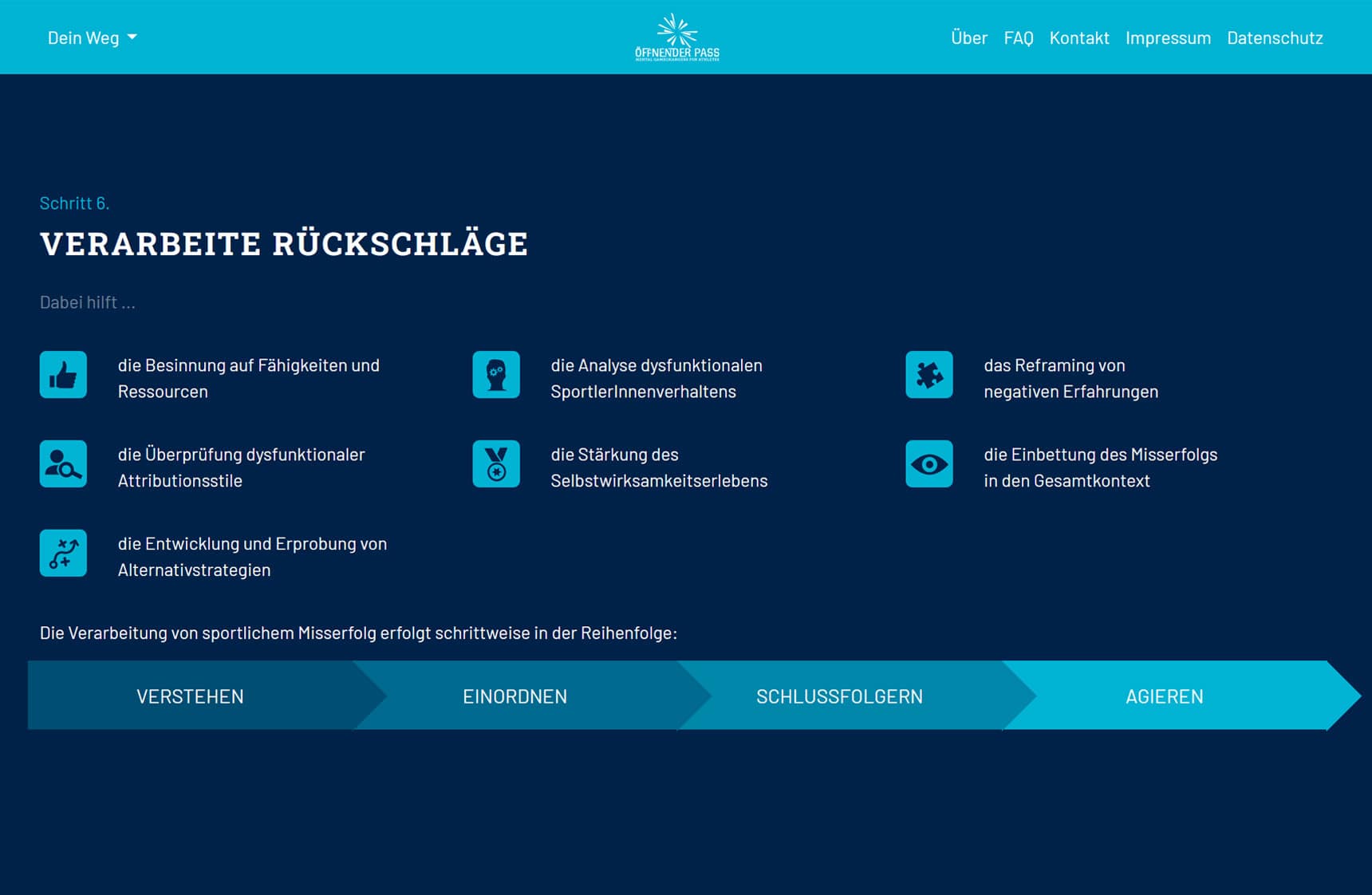 Beispiel Webseite Öffnender Pass